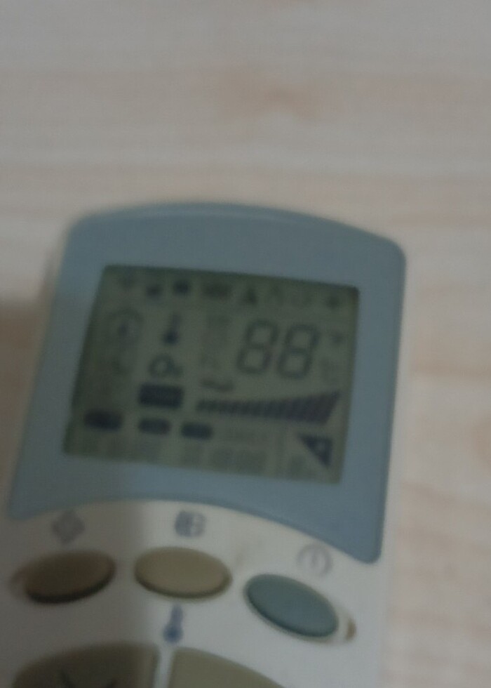 lg beko klima kumandası orijinal arka kapak yok - Görsel 4