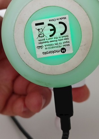 Motorola Beyaz Bebek Monitörü Kamera - Görsel 5