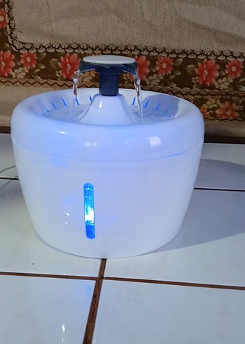 ELSPET Beyaz Stil Su Fıskiyesinde Filtre kedi Köpek Içme Sebili - Görsel 3