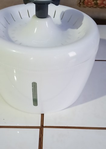 ELSPET Beyaz Stil Su Fıskiyesinde Filtre kedi Köpek Içme Sebili - Görsel 4