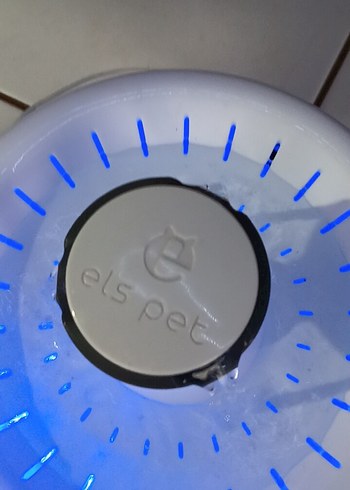 ELSPET Beyaz Stil Su Fıskiyesinde Filtre kedi Köpek Içme Sebili - Görsel 10