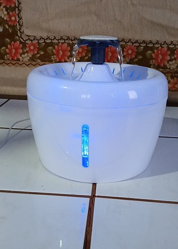 ELSPET Beyaz Stil Su Fıskiyesinde Filtre kedi Köpek Içme Sebili - Görsel 7