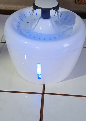 ELSPET Beyaz Stil Su Fıskiyesinde Filtre kedi Köpek Içme Sebili - Görsel 6