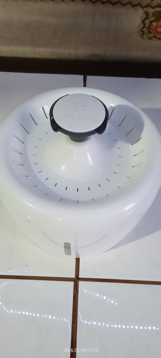 ELSPET Beyaz Stil Su Fıskiyesinde Filtre kedi Köpek Içme Sebili - Görsel 5
