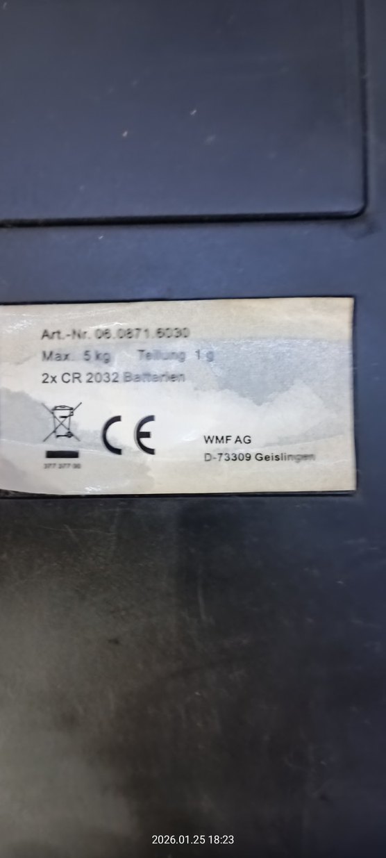 Dijital Mutfak Tartısı, Paslanmaz Çelik - Görsel 5