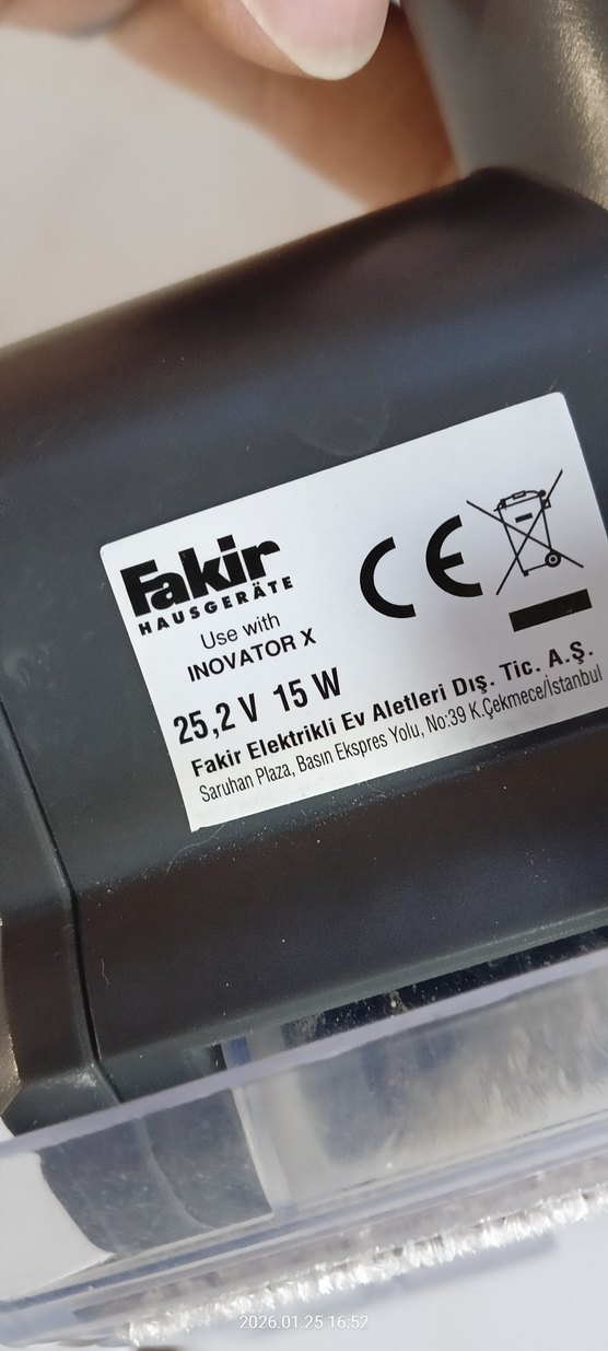 Fakir Kırmızı Gri Elektrikli Süpürge Başlığı - Görsel 5