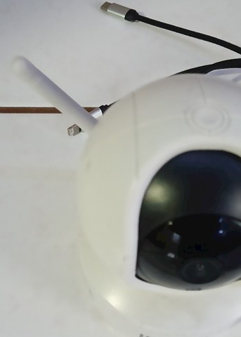 Beyaz INOX Kablosuz Güvenlik Kamerası - Görsel 4