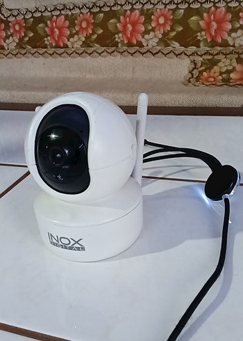 Beyaz INOX Kablosuz Güvenlik Kamerası - Görsel 2