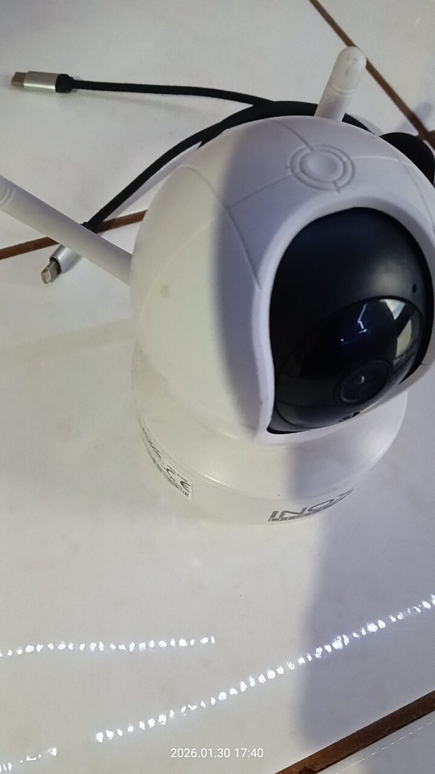 Beyaz INOX Kablosuz Güvenlik Kamerası - Görsel 3