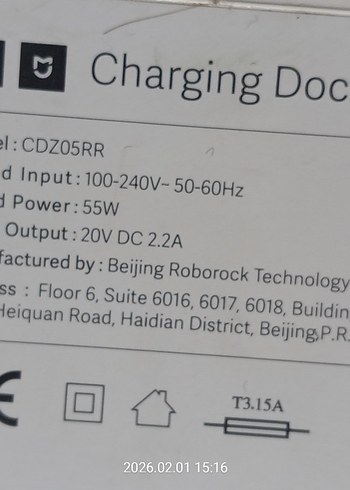 xiomi robot süpürge şarj üniversitesi. Model: CDZ05RR - Görsel 5