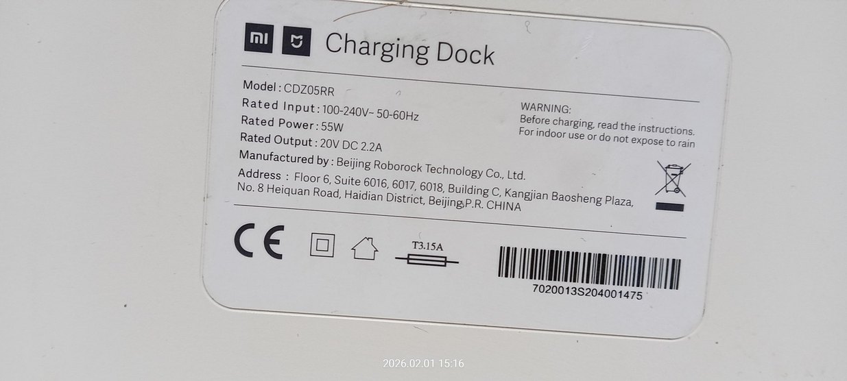 xiomi robot süpürge şarj üniversitesi. Model: CDZ05RR - Görsel 4