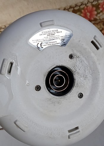 English Home Beyaz Cam Su Isıtıcı - Görsel 3