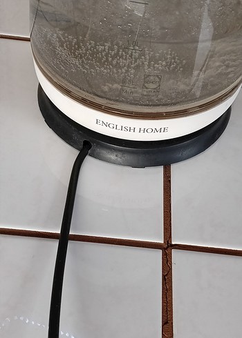 English Home Beyaz Cam Su Isıtıcı - Görsel 11