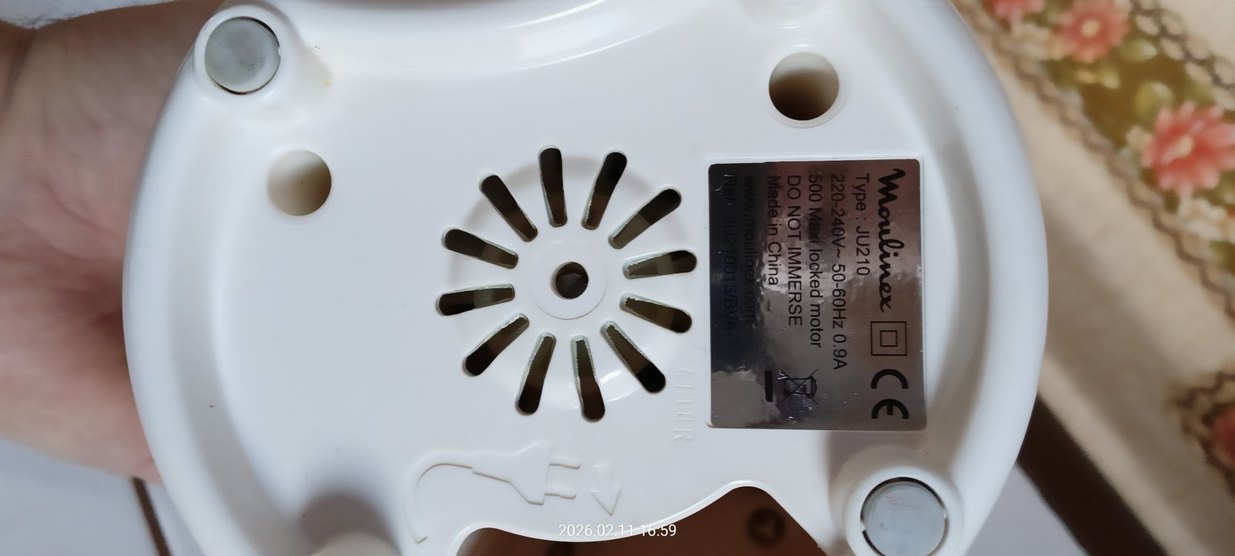 Moulinex JU2000 200 W Katı Meyve Sıkacağı çok temiz sıfır ayar - Görsel 5