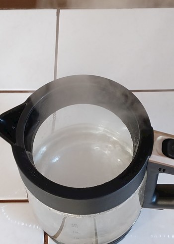 English Home CMK 6001 Cam Çay Makinesi Kettle su haznesi Siyah. - Görsel 12