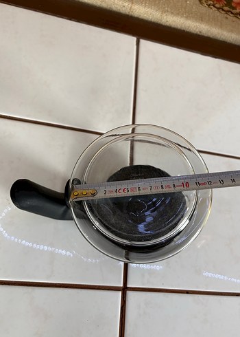 FAKİR-TEFAL Siyah Kapaklı Cam Demlik - Görsel 5