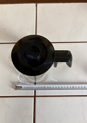 FAKİR-TEFAL Siyah Kapaklı Cam Demlik - Görsel 4