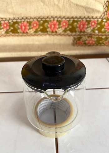 FAKİR-TEFAL Siyah Kapaklı Cam Demlik - Görsel 2