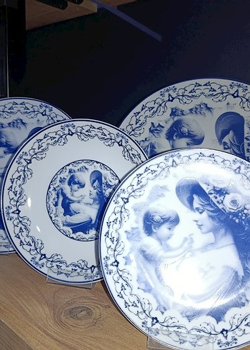 Mavi Klasik Desenli Yemek Takımı - Görsel 2