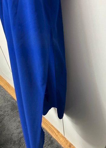 Mavi Düğmeli Kolsuz Kadın Gömlek - Görsel 2