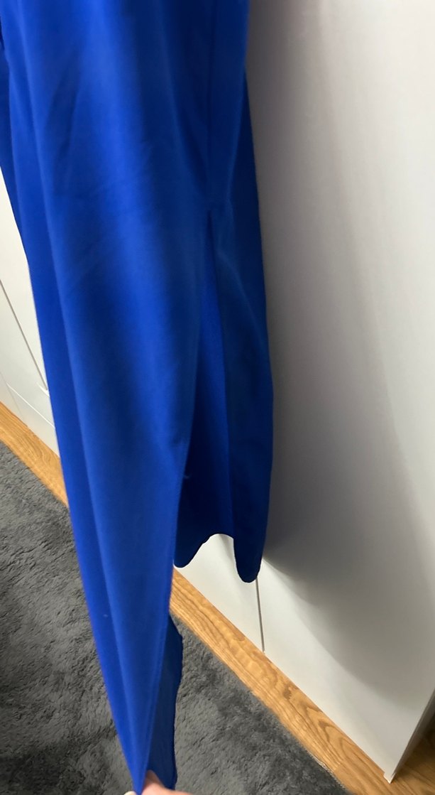 Mavi Düğmeli Kolsuz Kadın Gömlek - Görsel 2