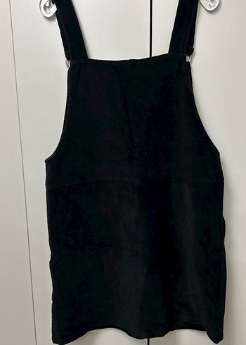 Siyah Kadife Mini Elbise - Görsel 2