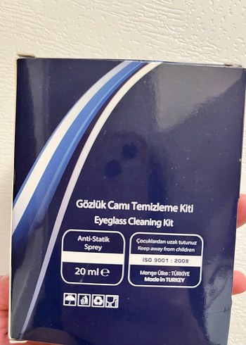 Anti-Statik Sprey Gözlük Camı Temizleme Kiti 20 ml