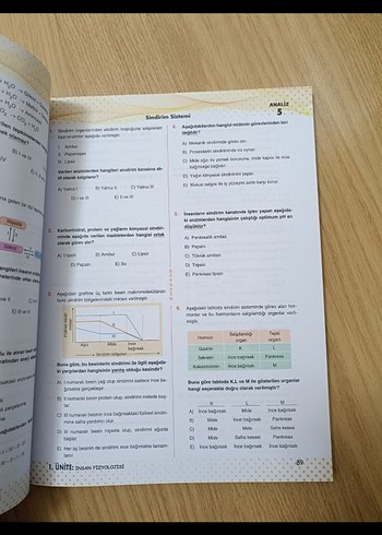 11. Sınıf Biyoloji Soru Bankası Video Çözümlü - Görsel 2