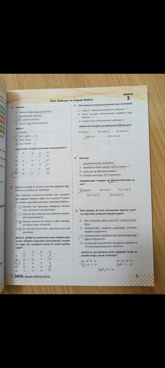 11. Sınıf Biyoloji Soru Bankası Video Çözümlü - Görsel 4