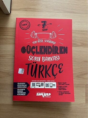 Ankara yayınları türkçe güçlendiren soru bankası