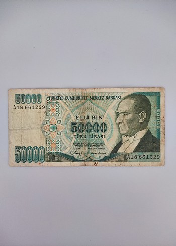 Eski Türk Lirası Antika Para Banknot + Madeni Demir Para + Jeton - Görsel 6