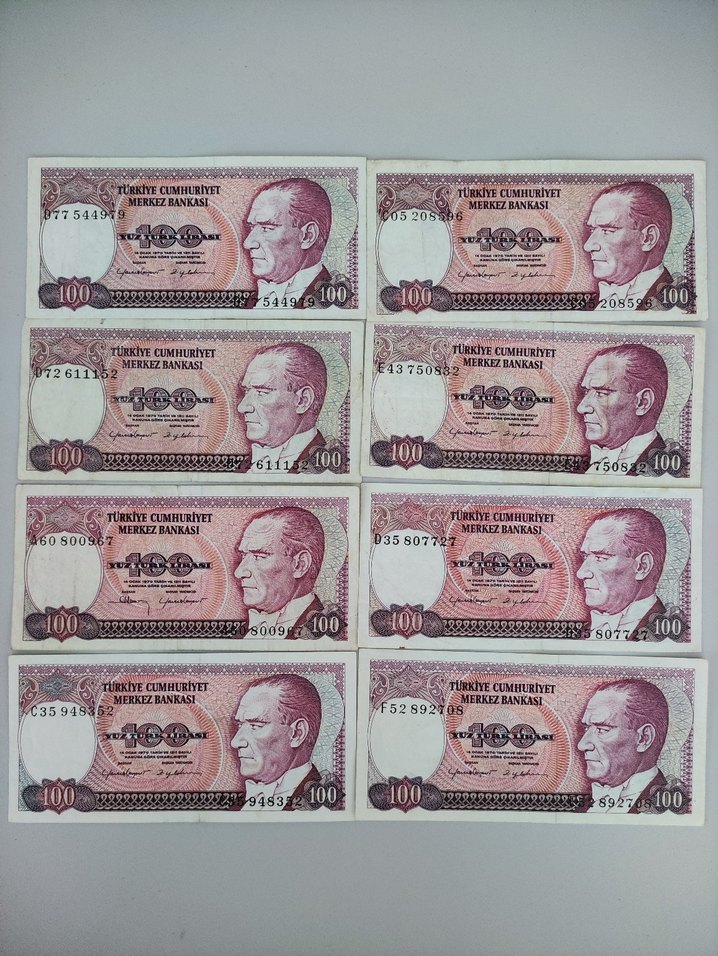 Eski Türk Lirası Antika Para Banknot + Madeni Demir Para + Jeton - Görsel 2