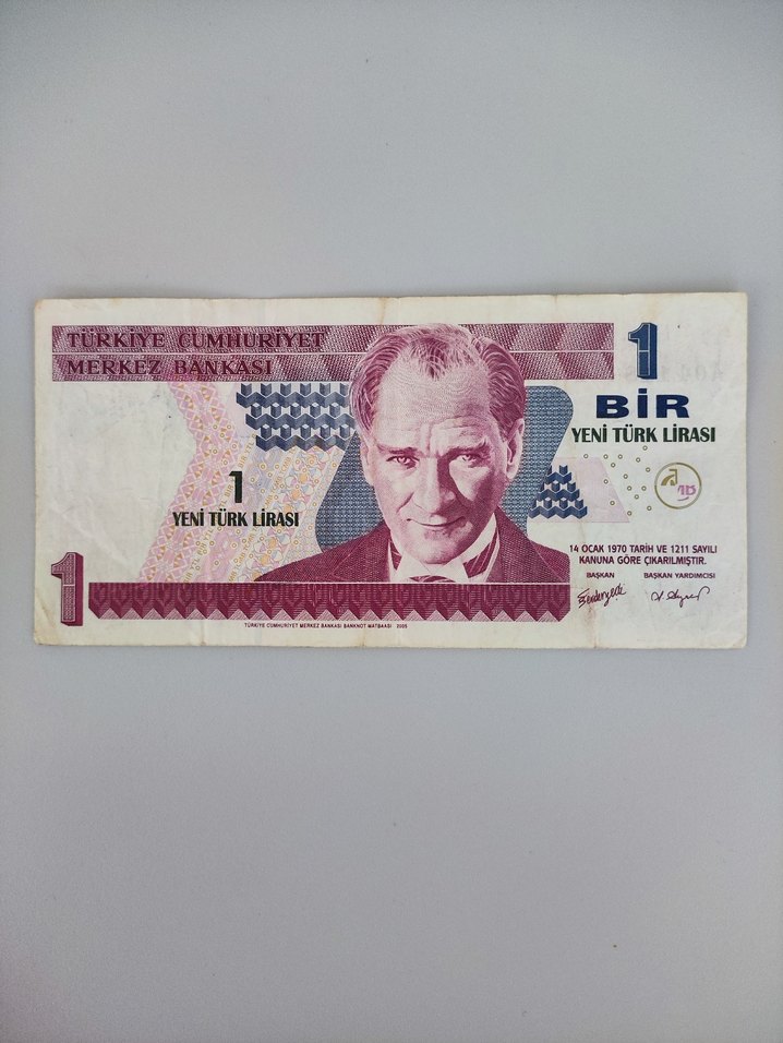 Eski Türk Lirası Antika Para Banknot + Madeni Demir Para + Jeton - Görsel 5