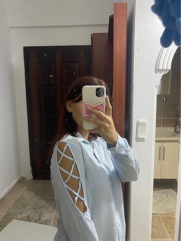 LC Waikiki Bebe mavisi gömlek
