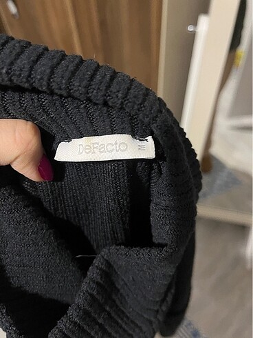 m Beden siyah Renk crop bluz