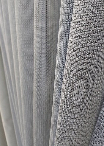 Gri Düz Modern Perde en 250 boy 240 orta pile - Görsel 3