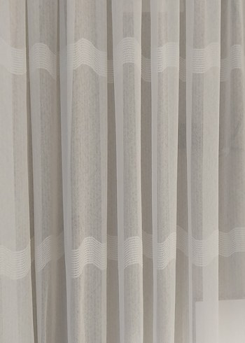 en 1mt boy 250 sık pile keten brillant tül - Görsel 2