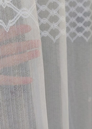 Beyaz Düz Tül Perde en 120 boy 240 - Görsel 3