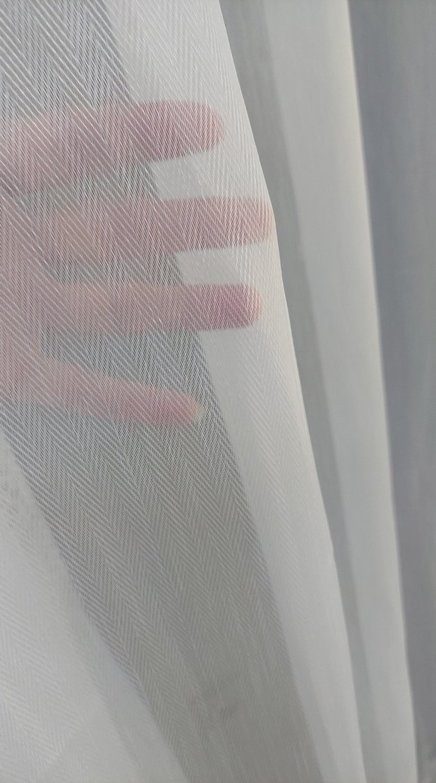 Beyaz Düz Tül Perde en 125 boy 245 - Görsel 3