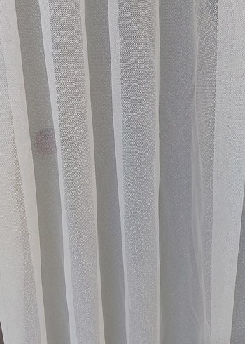 Beyaz Çizgili Modern Tül Perde en 195 boy 240 - Görsel 2