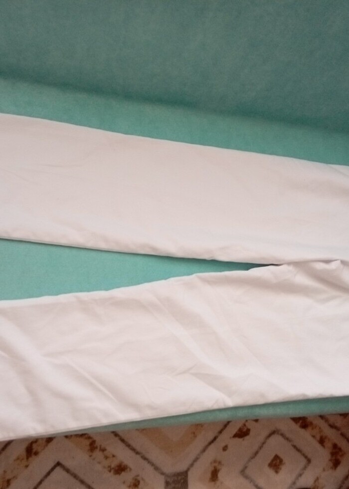 Beyaz medikal pantolon - Görsel 3