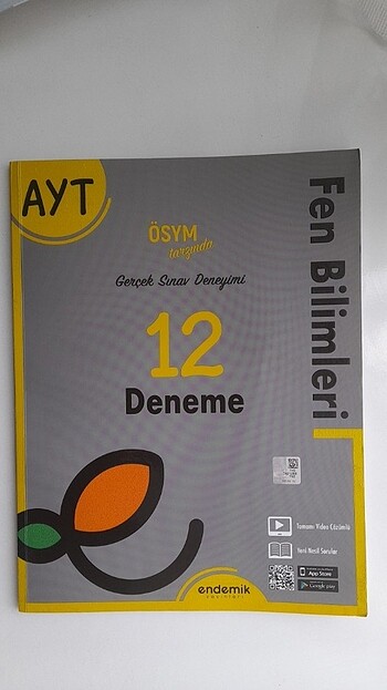 ENDEMİK AYT DENEME 12'li Fen Denemesi 