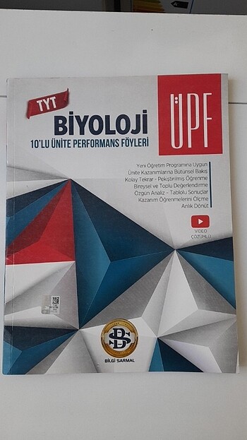 BİLGİ SARMAL YAYINLARI Tyt Biyoloji 10'lu ünite performans föyle