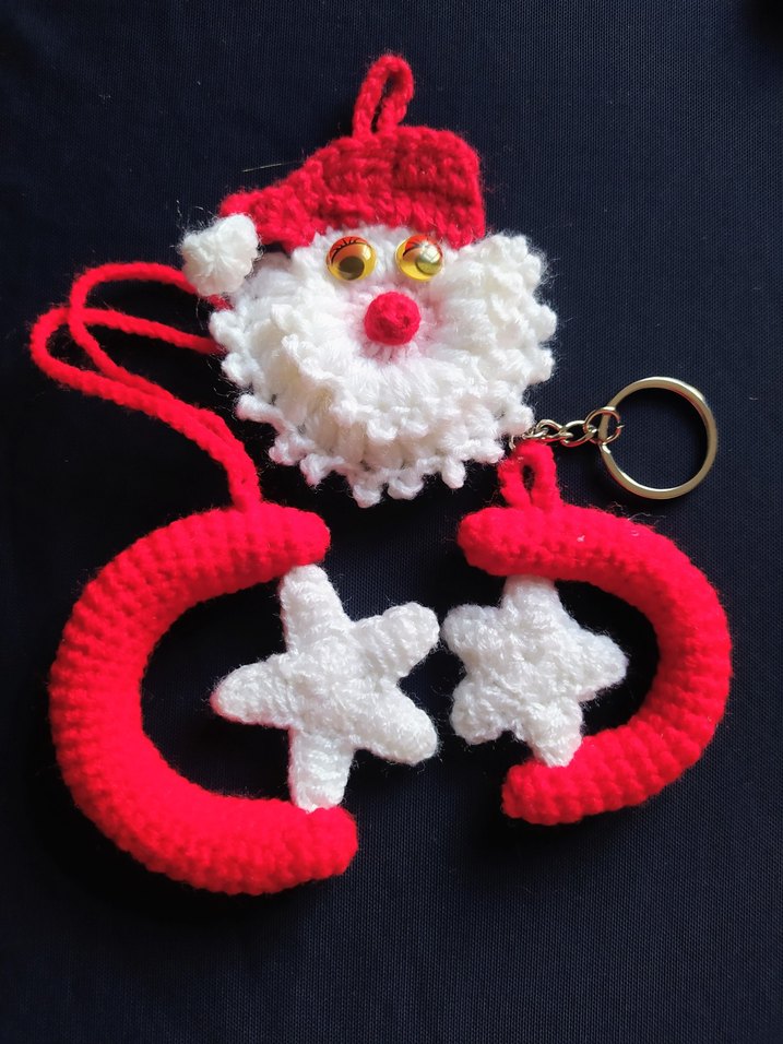 Renkli Örgü Anahtarlıklar aksesuar lar - Görsel 4