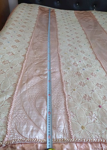 yavruağzı dantel Yatak Örtüsü - Görsel 5