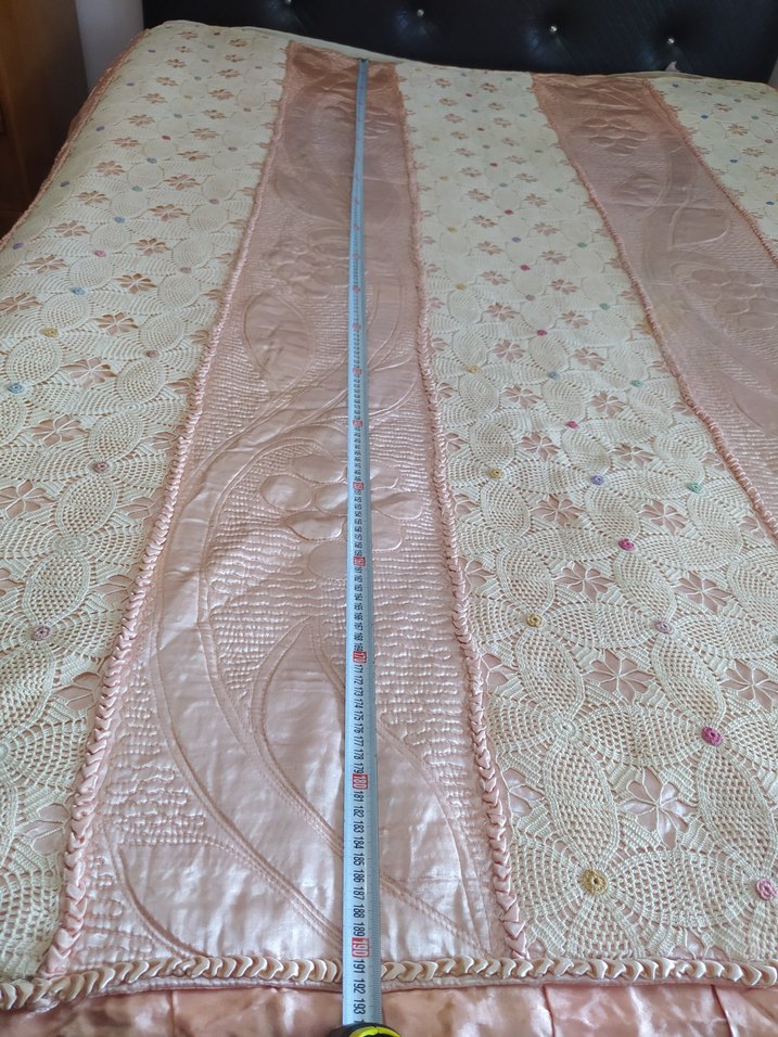 yavruağzı dantel Yatak Örtüsü - Görsel 5