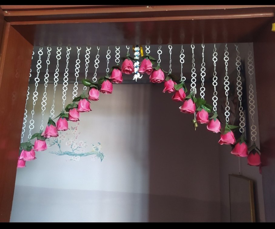 Pembe Güllü süs dantel elişi istediğiniz yerde kullanabilirsiniz - Görsel 3