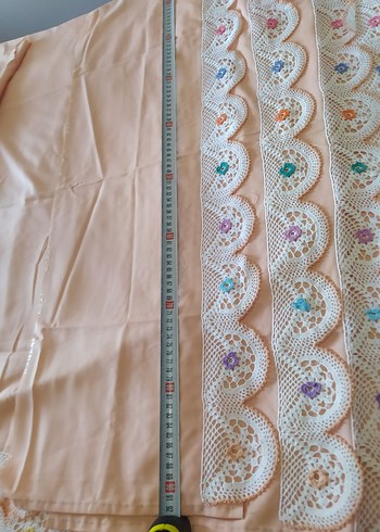 Renkli Çiçekli El Örgüsü Dantel Kenar - Görsel 6