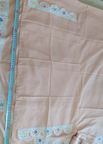 Renkli Çiçekli El Örgüsü Dantel Kenar - Görsel 14