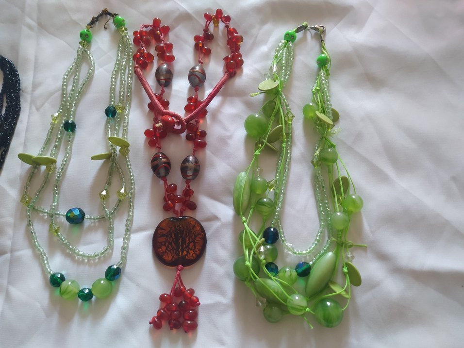 Renkli Boncuklu Uzun Bohem Kadın Kolyesi - Görsel 3